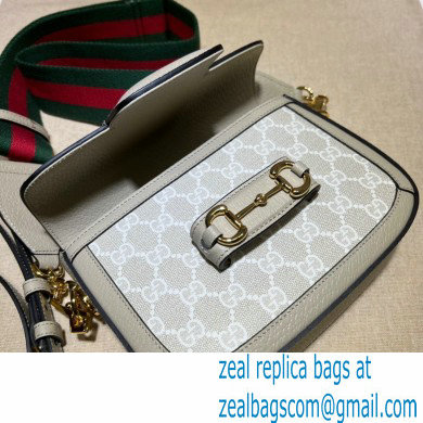 Gucci Horsebit 1955 GG mini bag 658574 GG Canvas Oatmeal