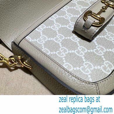 Gucci Horsebit 1955 GG mini bag 658574 GG Canvas Oatmeal