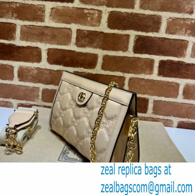 Gucci GG Matelasse leather small bag 702200 Beige