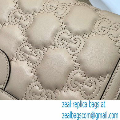 Gucci GG Matelasse leather small bag 702200 Beige