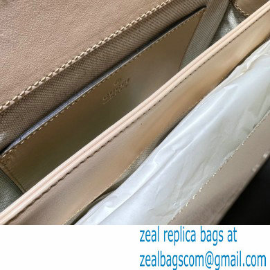 Gucci GG Matelasse leather small bag 702200 Beige