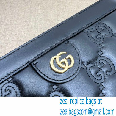 Gucci GG Matelasse leather small bag 702200 Black