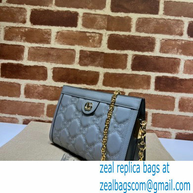 Gucci GG Matelasse leather small bag 702200 Gray