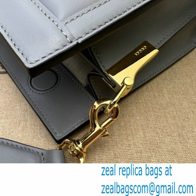 Gucci GG Matelasse leather small bag 702200 Gray