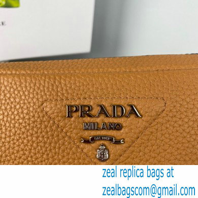 Prada Leather bag with shoulder strap 1BH082 Brown 2022 - Click Image to Close