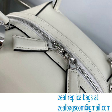 Prada Small brushed leather handbag 1BA366 White 2022