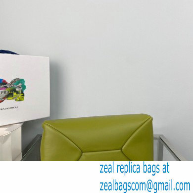 Prada Small leather bag 1BA368 Green 2022 - Click Image to Close