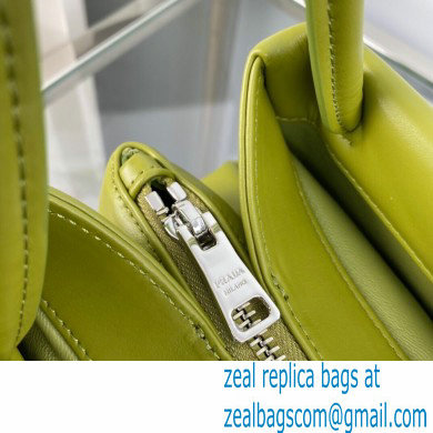 Prada Small leather bag 1BA368 Green 2022 - Click Image to Close