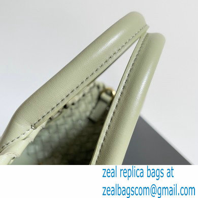 Bottega Veneta Mini cabat intreccio leather tote bag with detachable strap 03 - Click Image to Close