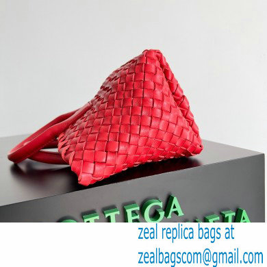 Bottega Veneta Mini cabat intreccio leather tote bag with detachable strap 09 - Click Image to Close