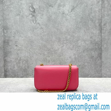 Celine CHAIN Shoulder Bag Triomphe in shiny calfskin 60215 Pink