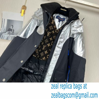 louis vuitton Electric Accent Ski Jacket black 2022