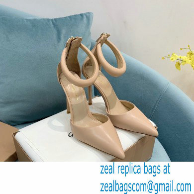 Gianvito Rossi Heel 10.5cm Bijoux Pumps Leather Nude 2023