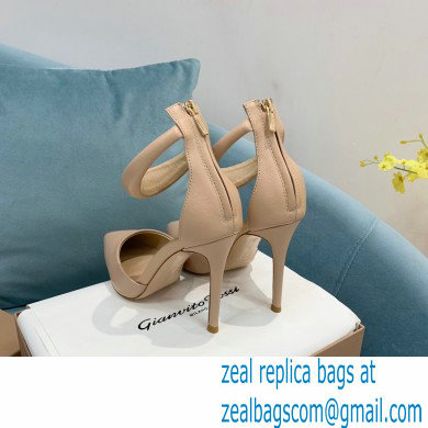 Gianvito Rossi Heel 10.5cm Bijoux Pumps Leather Nude 2023