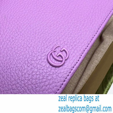 Gucci GG Marmont Chain Wallet 497985 Resin Hardware Purple 2023 - Click Image to Close