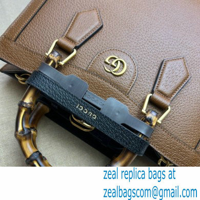 Gucci cuir leather Diana small tote bag 702721 2022