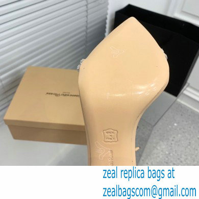 Gianvito Rossi Heel 10.5cm MONTECARLO Sandals Beige with crystals 2023