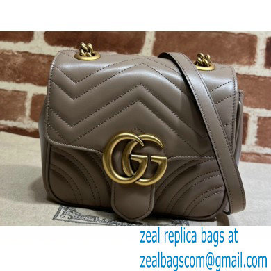 Gucci GG Marmont mini shoulder bag 739682 Nude 2023 - Click Image to Close
