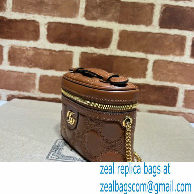 Gucci GG Matelasse top handle mini bag 723770 Brown 2023 - Click Image to Close