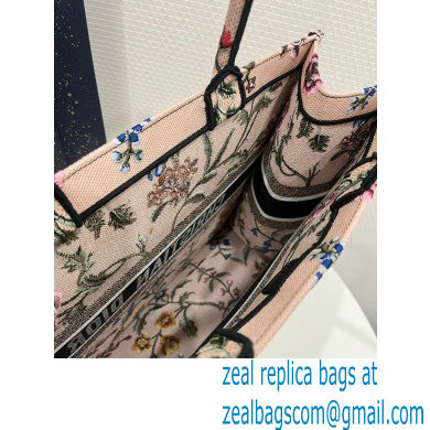 dior Natural Multicolor Raffia Embroidered with Dior Petites Fleurs large book tote bag 2023