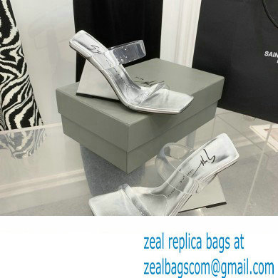 Giuseppe Zanotti Heel 8.5cm Florance Plexi PVC Mules 01 2023