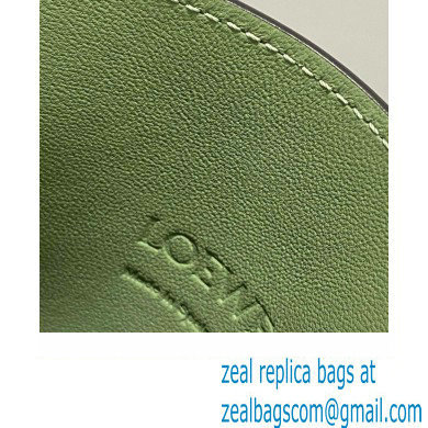 Loewe Dice pocket Pouch Bag in classic calfskin bag Light Green