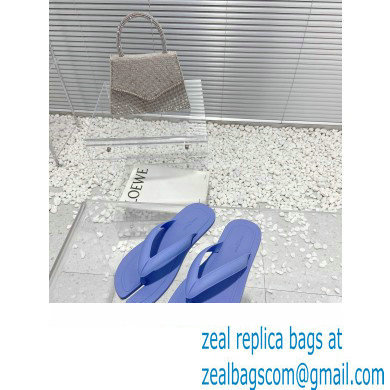 Maison Margiela Tabi Flip-Flops Rubber Thong Sandals Blue 2023