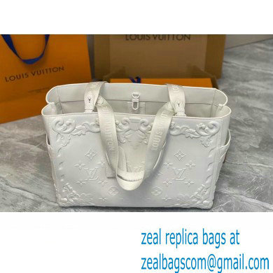 LOUIS VUITTON Sac Plat Tote Bag M21841 WHITE 2023