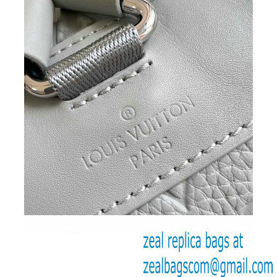 Louis Vuitton Christopher PM Bag in Embossed Taurillon Monogram leather M23146 Mineral Gray 2023