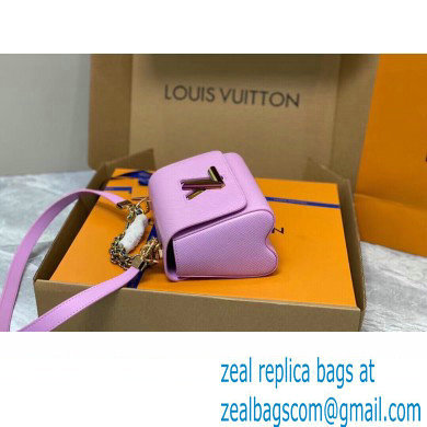 Louis Vuitton Epi grained leather Twist PM Bag M22098 Lilas Provence Violet 2023