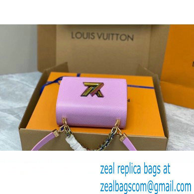 Louis Vuitton Epi grained leather Twist PM Bag M22098 Lilas Provence Violet 2023