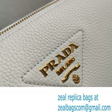 Prada Leather shoulder bag 1BH194 White 2023