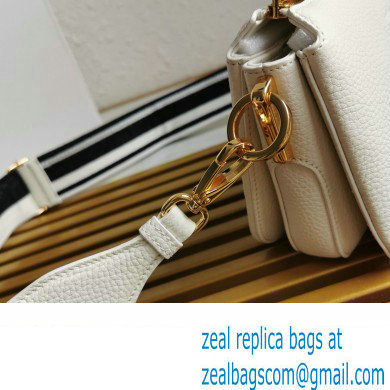 Prada Leather shoulder bag 1BH194 White 2023