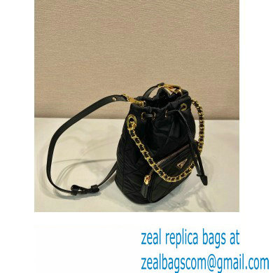 Prada Re-Edition 1995 Chaine Re-Nylon shoulder bag 1BH038 Black 2023