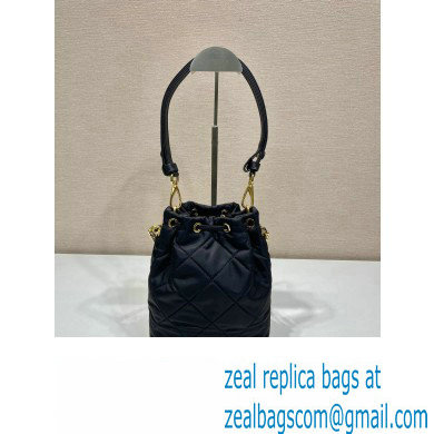 Prada Re-Edition 1995 Chaine Re-Nylon shoulder bag 1BH038 Black 2023