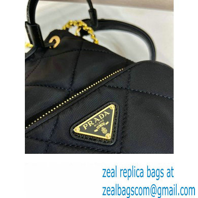 Prada Re-Edition 1995 Chaine Re-Nylon shoulder bag 1BH038 Black 2023