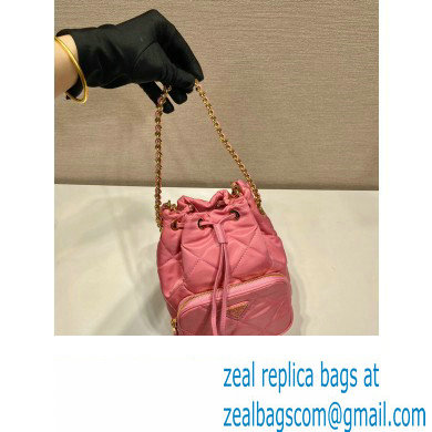 Prada Re-Edition 1995 Chaine Re-Nylon shoulder bag 1BH038 Pink 2023