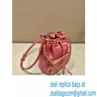 Prada Re-Edition 1995 Chaine Re-Nylon shoulder bag 1BH038 Pink 2023