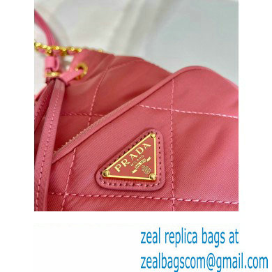 Prada Re-Edition 1995 Chaine Re-Nylon shoulder bag 1BH038 Pink 2023