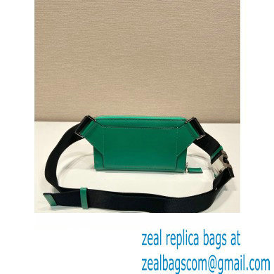 Prada Saffiano leather belt bag 2VH156 mango 2023