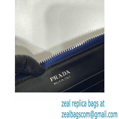 Prada Saffiano leather belt bag 2VH156 royal blue 2023