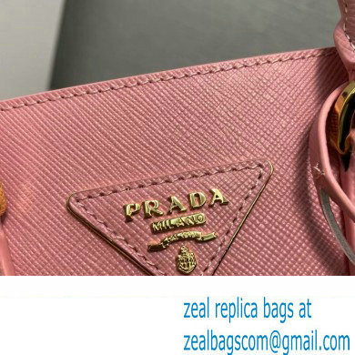 Prada Saffiano leather handbag 1BA358 Pink 2023