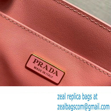 Prada Saffiano leather handbag 1BA358 Pink 2023