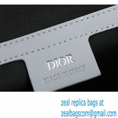 Dior Hit The Road Bag with Strap in Gray CD Diamond Canvas