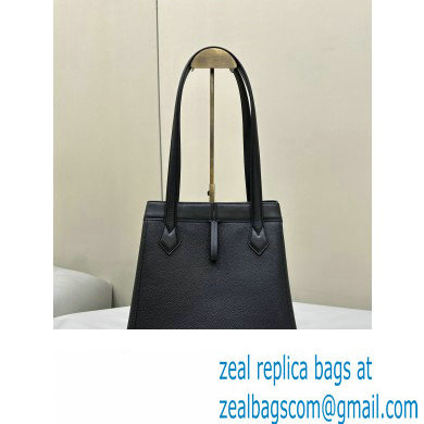 Fendi Origami Medium bag Black leather that can be transformed 2024