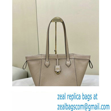 Fendi Origami Medium bag Dove gray leather that can be transformed 2024