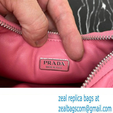 Prada Soft padded nappa leather mini-bag 1BA384 Pink 2023