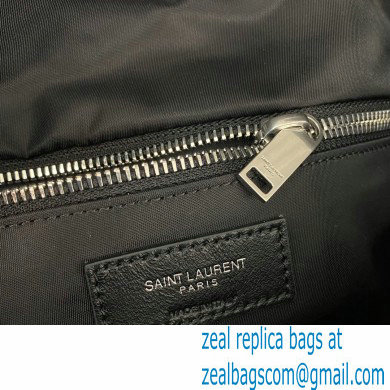 Saint Laurent puffer messenger bag in econyl regenerated nylon 733630 Black