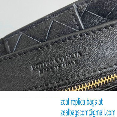 Bottega Veneta Small Andiamo Intrecciato leather top handle Bag Black With Chain 2024