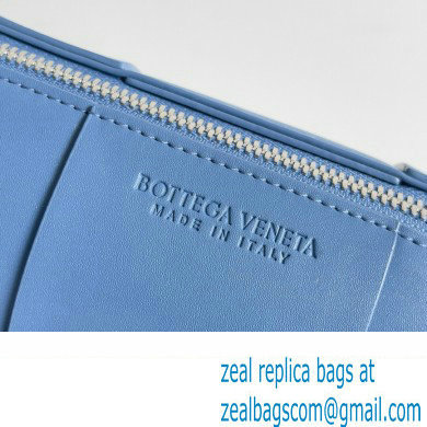 Bottega Veneta Small Canette Intreccio leather cross-body Bag Blue